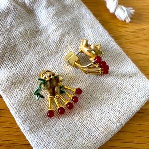 Les Néréides - Monkey 🐒 ear cuff style earrings